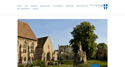 Desktop Screenshot of kings-school.co.uk